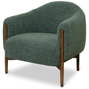 Farina Fabric Armchair - Moss Green by Interior Secrets - AfterPay Available
