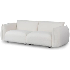Ferrell 3 Seater Sofa - White Wash Boucle by Interior Secrets - AfterPay Available