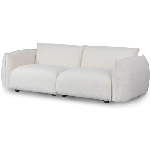 Ferrell 3 Seater Sofa - White Wash Boucle by Interior Secrets - AfterPay Available