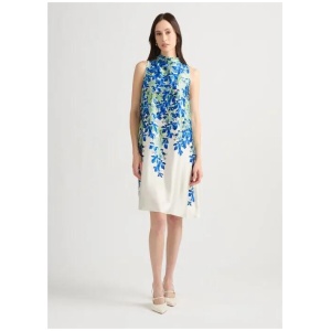 Fiorella Sleeveless Floral Mini Shift Dress