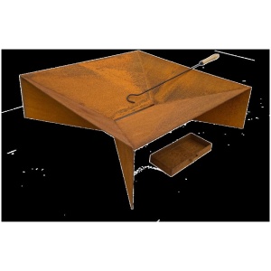 Firepit with Ash Tray with 0.11 Mild Steel"