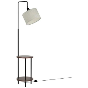 Floor Lamp 2 Tier Shelf Storage LED Light Stand Home Room Adjustable Head