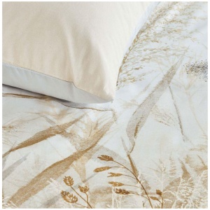 Florine Cotton Percale Sand Quilt Cover Sets by Bedding House King