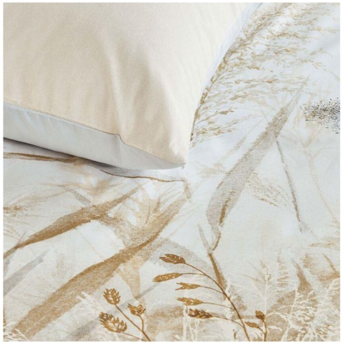 Florine Cotton Percale Sand Quilt Cover Sets by Bedding House King