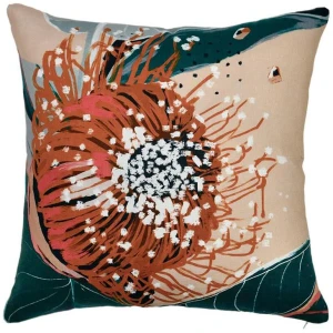 Flowering Gum Linen Cushion - 50x50cm