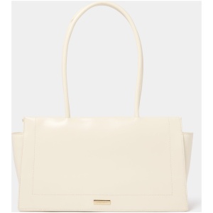 Forever New Women's Elly Elongated Handle Bag in Bone