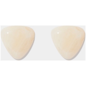 Forever New Women's Teya Triangle Acrylic Stud Earrings in Ivory