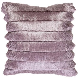 Fringy Lila Filled Cushion by Bedding House