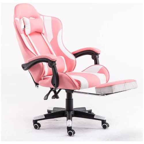 Gaming Chair Office Computer Seating Racing PU Executive Racer Recliner Large Pink