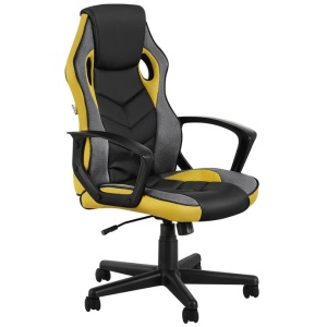 Gaming Office Chair Computer Executive Racing Chairs High Back Yellow