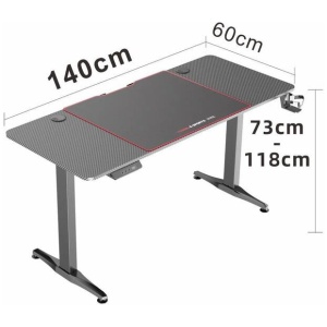 Gaming Standing Desk Home Office Lift Electric Height Adjustable Sit To Stand Motorized Standing Desk 1460