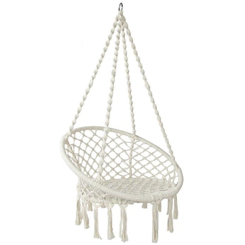 Garden Hammock Chair Swing Bed Relax Rope Portable Outdoor Hanging Indoor 124CM