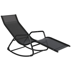 Gardeon Sun Lounge Rocking Chair Outdoor Lounger Patio Furniture Pool Garden