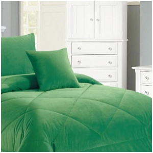 Georges Fine Linens Carrington Square Cushion Green 43 x 43 cm