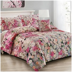 Georges Fine Linens Evaline Quilt Cover Set Super King