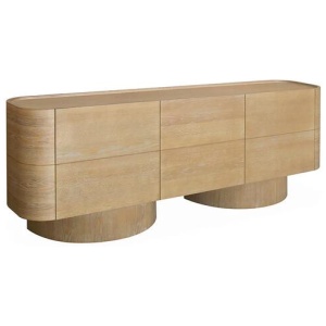 Gidon 2.2m Buffet Unit - Dusty Oak by Interior Secrets - AfterPay Available
