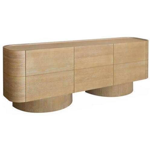 Gidon 2.2m Buffet Unit - Dusty Oak by Interior Secrets - AfterPay Available