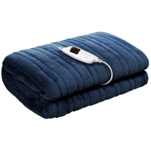 Giselle Bedding Electric Throw Blanket - Navy