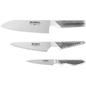 Global 3 Piece Starter Knife Set Size 37.5X15.5X2.5cm by Global Knives