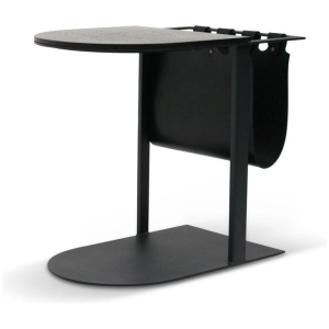 Gonzales 55cm Side Table - Full Black by Interior Secrets - AfterPay Available