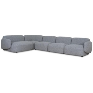 Gosling Left Chaise Modular Sofa - Glacier Grey by Interior Secrets - AfterPay Available