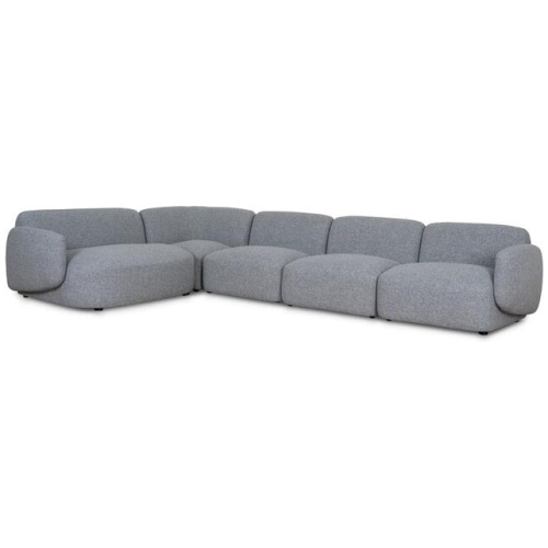 Gosling Left Chaise Modular Sofa - Glacier Grey by Interior Secrets - AfterPay Available