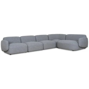 Gosling Right Chaise Modular Sofa - Glacier Grey by Interior Secrets - AfterPay Available