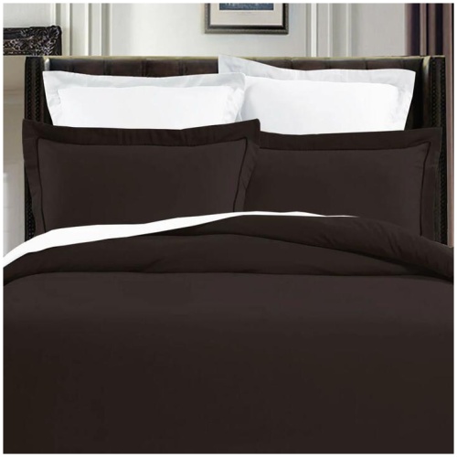 Grand Aterlier Pima Cotton Walnut Quilt Cover Set King
