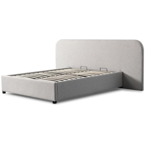 Greta Queen Sized Bed Frame - Clay Grey with storage by Interior Secrets - AfterPay Available
