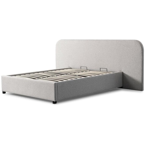 Greta Queen Sized Bed Frame - Clay Grey with storage by Interior Secrets - AfterPay Available