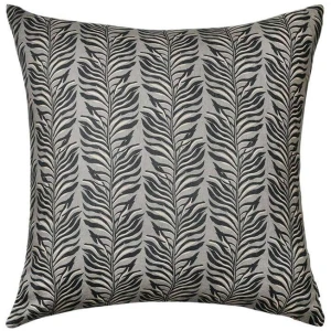 Grey Vines Linen Cushion- 60x60cm
