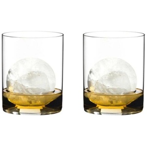 H2O Classic Bar 2 Piece Crystal Whisky Glass Set 430ml Size 17.6X8.9X11.2cm by Riedel