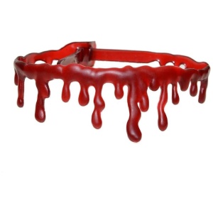 HALLOWEEN BRACELET Red Fake Blood Drip Bleeding Gothic Fashion Jewellery