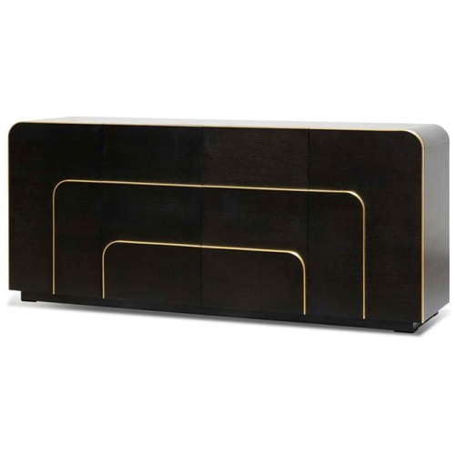 Harley 2m Buffet Unit - Textured Espresso Black by Interior Secrets - AfterPay Available