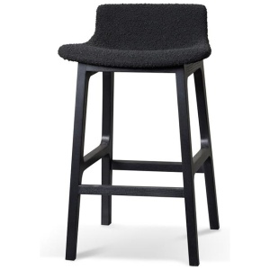 Harris 65cm Bar Stool - Full Black by Interior Secrets - AfterPay Available