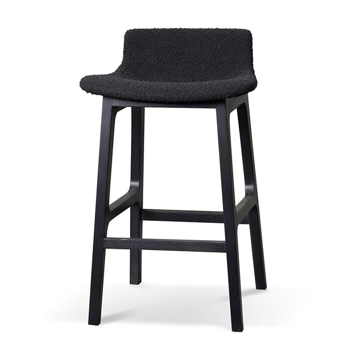 Harris 65cm Bar Stool - Full Black by Interior Secrets - AfterPay Available
