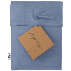 Hemp Quilt Sky Blue Cover by Vintage Design Homeware King