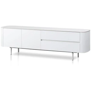 Higgins 1.8m TV Entertainment Unit - White by Interior Secrets - AfterPay Available