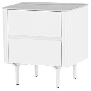 Higgins Bedside Table - White by Interior Secrets - AfterPay Available