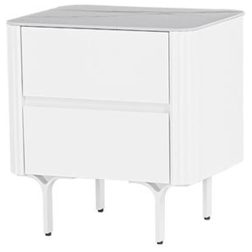 Higgins Bedside Table - White by Interior Secrets - AfterPay Available