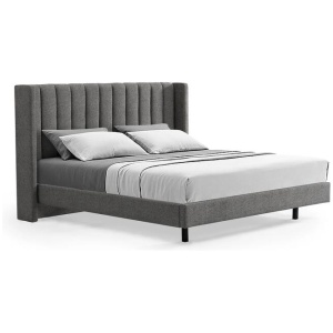 Hillsdale King Bed Frame - Spec Charcoal by Interior Secrets - AfterPay Available
