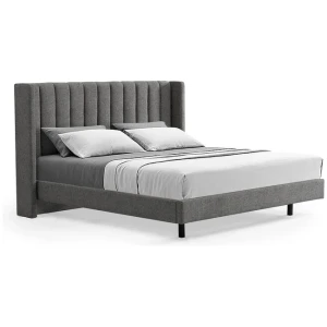Hillsdale King Bed Frame - Spec Charcoal by Interior Secrets - AfterPay Available