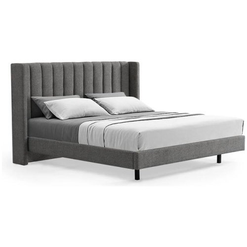 Hillsdale King Bed Frame - Spec Charcoal by Interior Secrets - AfterPay Available