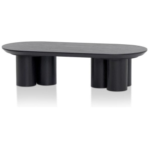 Holt 1.3m Coffee Table - Full Black by Interior Secrets - AfterPay Available