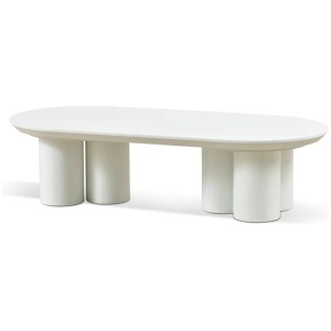 Holt 1.3m Coffee Table - Full White by Interior Secrets - AfterPay Available