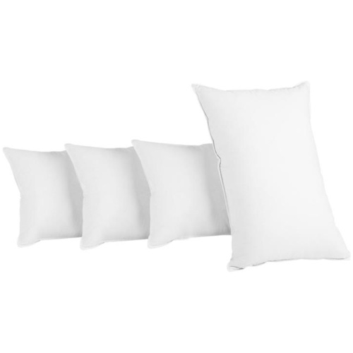 Home Bedding King Size 4 Pack Bed Pillow Medium*2 Firm*2 Microfibre Fiiling