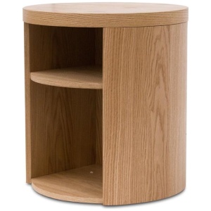 Honigold Round Wooden Bedside Table - Natural by Interior Secrets - AfterPay Available