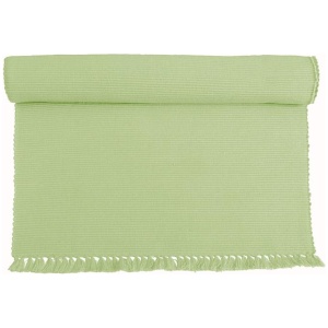 Hoydu Set of 2 - Cotton Ribbed Placemats - REED GREEN