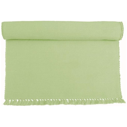 Hoydu Set of 2 - Cotton Ribbed Placemats - REED GREEN