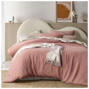 Hugo Clay Quilt Cover by Vintage Design Homeware King